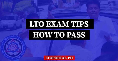 portal lto gov ph exam.